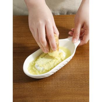 日式研磨廚房寶寶輔食搗碎器陶瓷