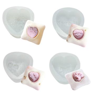 蜜可夾心布丁果凍love矽膠模具
