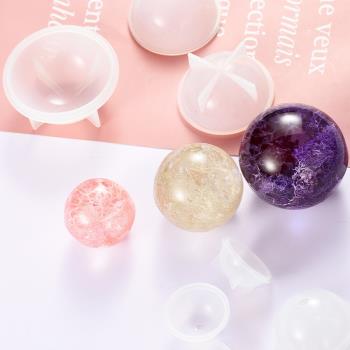 DIY星球乾花鏡面擺件矽膠模具