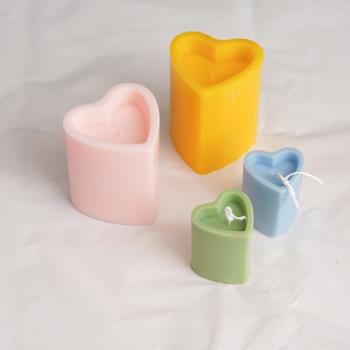 Diy連體韓式自制蠟燭塑料模具