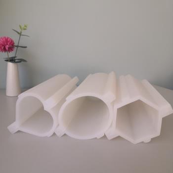 六邊形柱 大愛心 橢圓形 DIY手工皂矽膠管模 長筒模 長21CM
