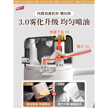太力兩用廚房玻璃調料瓶油壺