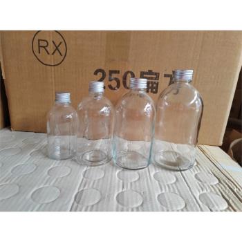 創意玻璃瓶新款酵素瓶酒瓶咖啡瓶密封罐瓶飲料瓶子果汁果蔬汁網紅