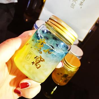 燕窩瓶耐高溫鮮燉即食燕窩分裝瓶帶蓋玻璃密封罐便攜小號家用無鉛