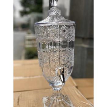 家用飲料桶玻璃梅森冷水壺果汁罐