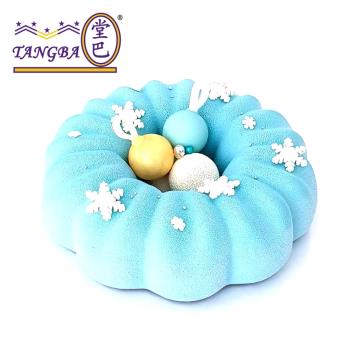 tangba堂巴 7寸花形慕斯蛋糕矽膠模具 中空花型法式西點烘焙模具