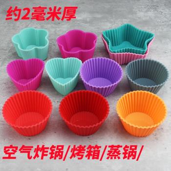 出口德國矽膠小蒸蛋糕模具 烘焙家用饅頭模具不粘米糕模具 蒸具