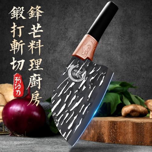 專業菜刀家用廚房切菜刀具鍛打超快鋒利斬切刀切肉切片專用廚師刀