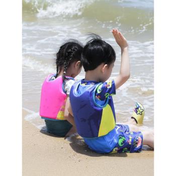 兒童救生衣 浮力背心小孩游泳裝備 初學安全專業浮潛服寶寶游泳衣