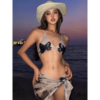 溫泉高階感辣妹風復古小胸泳衣