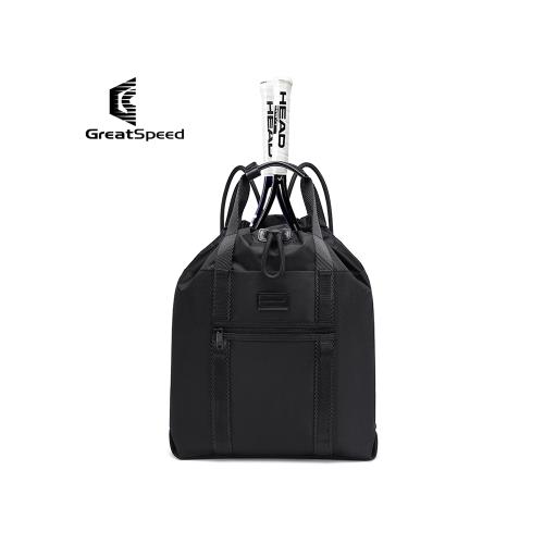 greatspeed網球包羽毛球包抽繩雙肩男女防水健身戶外旅行籃球背包