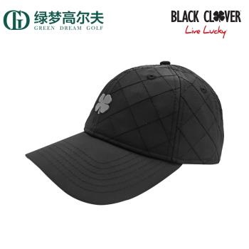 BLACK CLOVER 新款高爾夫球帽有頂遮陽防曬鴨舌帽golf透氣運動帽