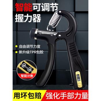 握力器計數專業練手力成人男解壓手指康復訓練可調節鍛煉手臂力量