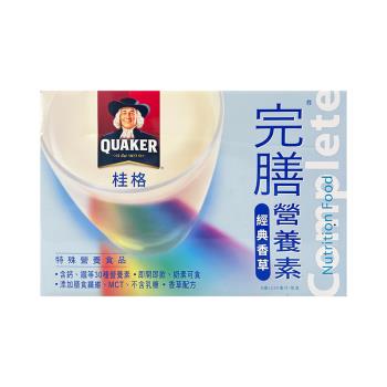 QUAKER 桂格 完膳營養素 經典香草（250毫升x8罐）香草配方 低糖