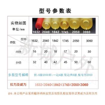 50米皮筋組加厚耐用乳膠管彈弓