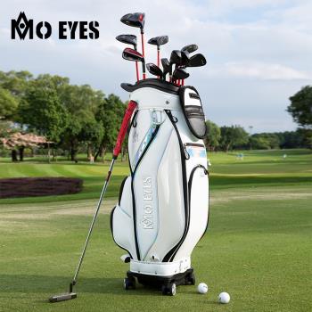 MO EYES魔眼 硬殼高爾夫球包 女士伸縮標準包 四輪平推航空託運