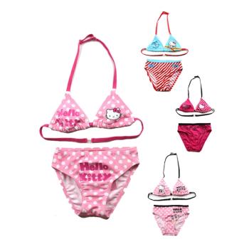 HELLO KITTY兒童游泳衣女童寶寶女孩分體比基尼中大童泳衣3歲走秀