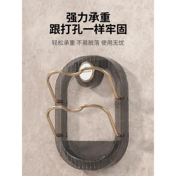 廚房鍋蓋架輕奢壁掛式多層砧板收納瀝水架免打孔切菜板案板置物架