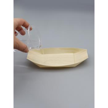 木皮紙船日韓點心盤餐具料理盒