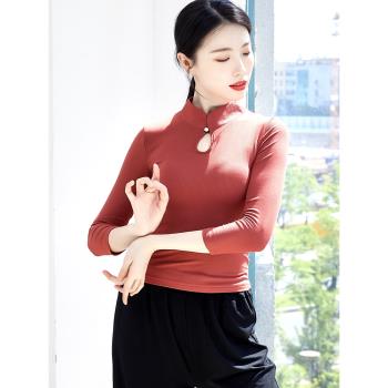 古典舞上衣旗袍現代舞練功服裝中國舞蹈女藝考身韻形體服成人春夏