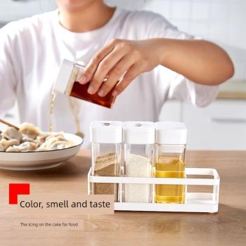 調料罐調味瓶家用廚房鹽味精收納盒套裝組合燒烤佐撒料調料盒油壺