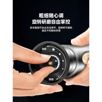胡椒研磨器玫瑰海鹽廚房不銹鋼