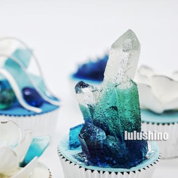 LULUSHINO翻糖蛋糕矽膠模具 珊瑚糖巧克力水晶冰柱 幹佩斯造型模