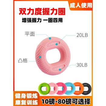 矽膠握力圈男專業練手力手指握力器康復訓練器材練臂肌鍛煉握力球