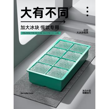 大號食品級矽膠冰格帶蓋神器模具