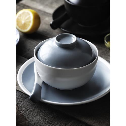 日式燕窩燉盅碗隔水陶瓷商用帶蓋小湯盅一人食家用蒸蛋羹盅甜品碗