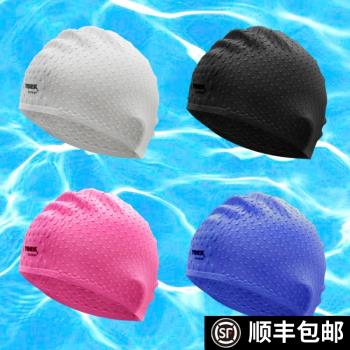 男女款水滴加大專業韓國遊泳帽