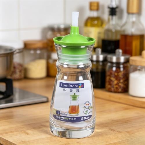 樂美雅玻璃油壺調味罐樂宜廚調料瓶醬醋瓶鹽糖瓶桌面西餐調味系列