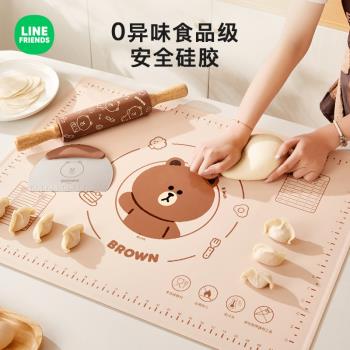矽膠揉麵墊加厚食品級家用搟面和面板墊子防滑加大號廚房案板烘焙