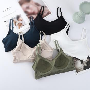 固定胸墊潛水服上衣女單件水母衣吊帶式速幹浮潛沖浪衣分體游泳衣