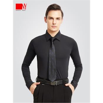 NY納藝拉丁舞服男士比賽襯衣摩登舞服練功舞服國標舞服探戈跳舞服