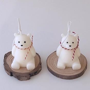 小熊伴手禮diy材料擺件矽膠模具