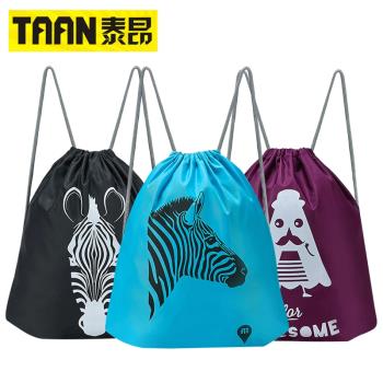 TAAN泰昂雙肩抽繩揹包時尚男女運動防水收納包旅行束口袋BAG901