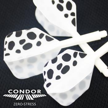 CONDOR 神鷹一體小方形飛鏢尾翼大麥町犬花紋飛鏢葉 飛鏢葉