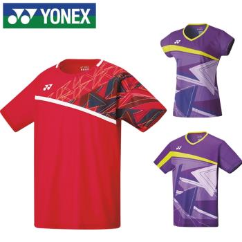 YONEX尤尼克斯羽毛球服短袖T恤YY速乾透氣情侶網球運動上衣男女款