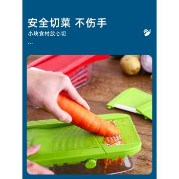 多功能切菜神器擦土豆絲刨絲器刮絲家用廚房萬能檸檬切片機壹墨