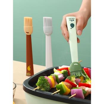 油刷子廚房烙餅家用耐高溫矽膠油刷子食品級刷醬烘焙刷燒烤刷油刷