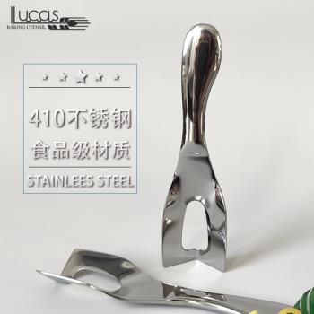 盧卡斯不銹鋼黃油切刀芝士切塊分割加厚一體成型家用烘焙工具