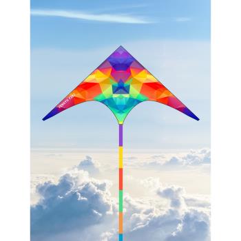 耀空炫彩濰坊風箏2024年新款大人專用微風易飛成人大型帶線輪套裝