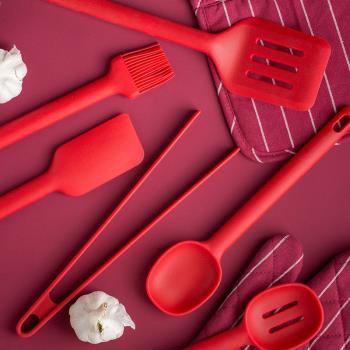 全套食品級矽膠一體小號鍋鏟廚具