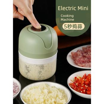 電動打蒜器搗蒜器小型壓蒜器家用絞大蒜末蒜蓉拉蒜器攪碎蒜泥神器