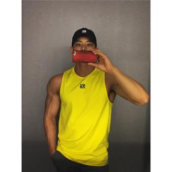 健身無袖背心男速幹運動夏季修身潮牌t恤肌肉兄弟狗籃球訓練衣服