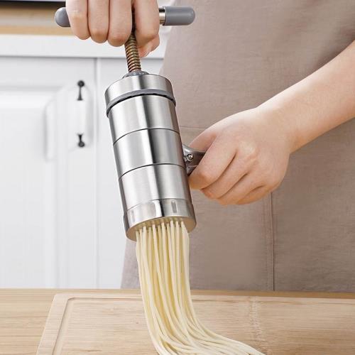 饸絡機子家用面條機304不銹鋼新式壓面機小型工具半自動模具手工