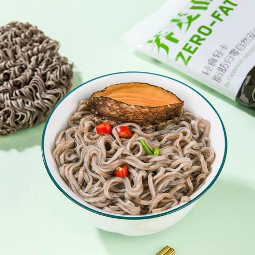蕎麥面0脂肪方便面無糖零食不長胖專用晚餐0熱量減肥面條全麥粗糧