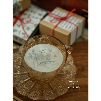 潦草藝術家國風書法手工皂材料包素材DIY創意手工製作趣味伴手禮