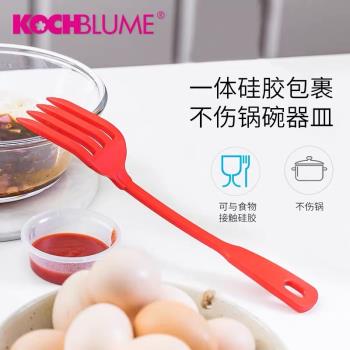德國Kochblume不粘鍋叉子矽膠多功能鍋鏟家用攪拌搗碎器廚房叉鏟